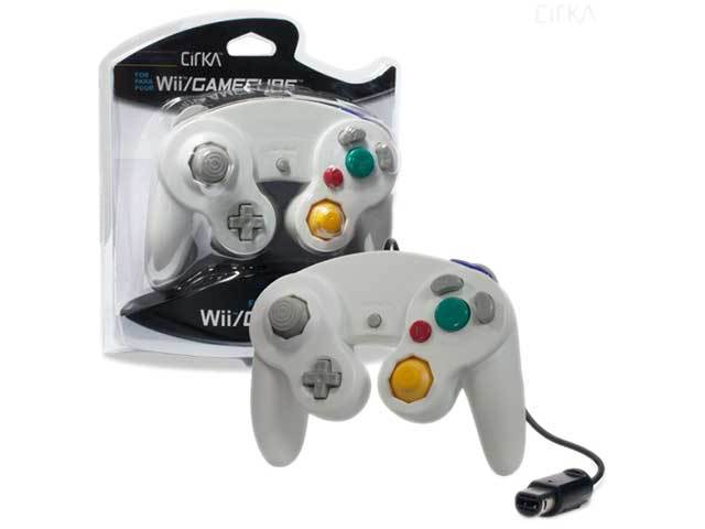 CirKa Wired Controller for Gamecube & Wii - White