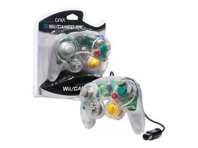 CirKa Wired Controller for Gamecube & Wii - Clear