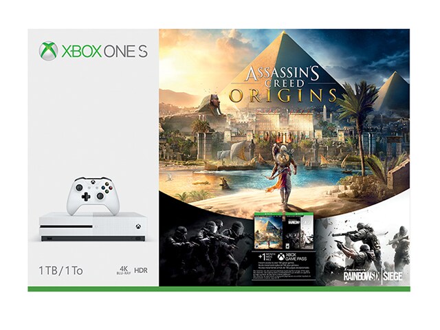 Xbox One S 1TB Assassin's Creed Origins Bonus Bundle