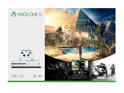 Xbox One S 1TB Assassin's Creed Origins Bonus Bundle 