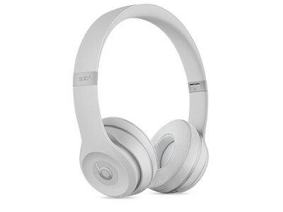 Beats Solo³ On-Ear Wireless Headphones - Matte Silver
