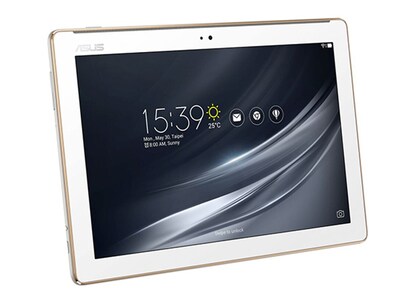 Tablette 10,1 po ZenPad 10 Z301MA d’ASUS avec processeur quadricœur à 1,3/1,5 GHz, mémoire de 16 Go et Android 7 – blanc