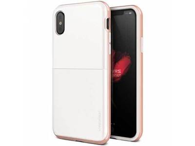 VRS Design iPhone X/XS High Pro Shield® Case - White & Rose Gold