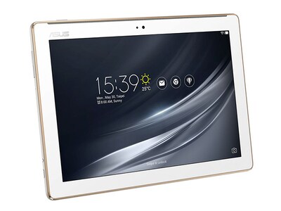 Tablette 10,1 po ZenPad 10 Z301MF d’Asus avec processeur quadricœur à 1,3 GHz, 16 Go d’espace de stockage et Android 7 – blanc