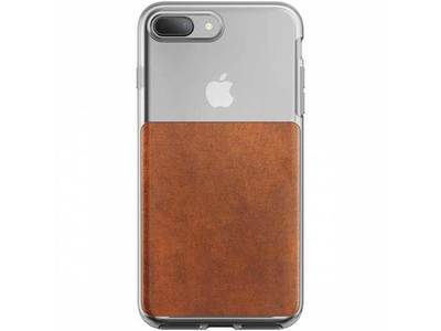 Étui Clear de Nomad pour iPhone 8 Plus  – brun