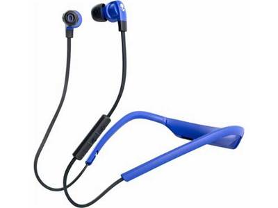 Écouteurs-boutons Bluetooth® sans fil Smokin’ Buds 2 de Skullcandy avec commande sur le fil - bleu