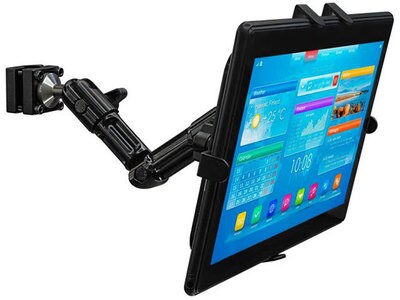 Mount-It MI-7310 Headrest Mount For Rear Seat Passenger 7-11” iPad & Tablet - Black