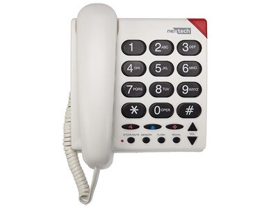 Nexxtech Easy Care Corded Phone