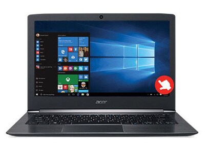 Acer Aspire S 13 S5-371T-56Q1 13.3" Laptop with Intel® i5-7200U, 256GB SSD, 8GB RAM & Windows 10 Home - Black