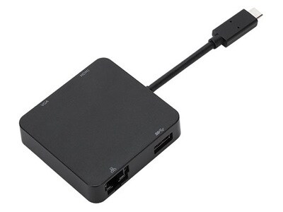 Targus 4-Port USB-C DisplayPort Alt-Mode Travel Dock – Black