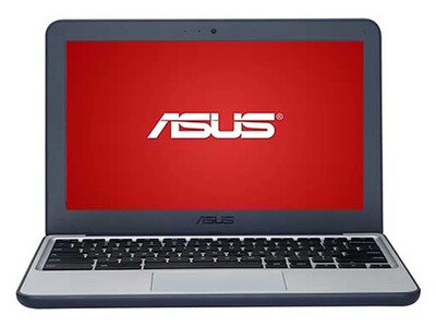 ASUS Chromebook C202SA-YS02 11.6” Laptop with Intel® N3060, 16GB eMMC, 4GB RAM & Chrome OS - Dark Blue