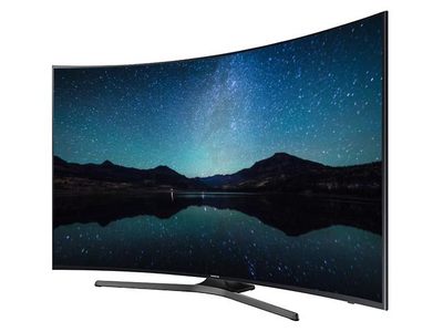 Téléviseur intelligent à DEL incurvé 4K Samsung MU6500 de 55 po