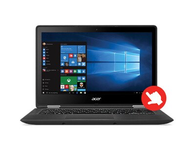 Acer Spin 5 SP513-51-54K0 13.3” Convertible Laptop with Intel® i5-7200U, 256GB SSD, 8GB RAM & Windows 10 Home - Black