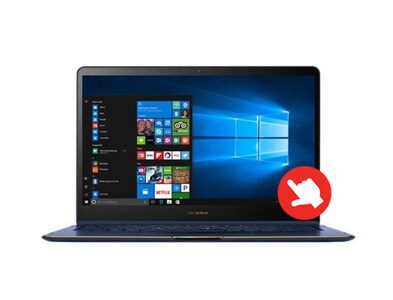 ASUS Zenbook Flip UX370UA-XH74T-BL 13.3” Notebook with Intel® Core™ i7-8550U, 512GB SSD, 16GB RAM, & Windows 10 – Royal Blue