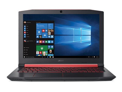 Acer Nitro 5 AN515-51-58LK 15.6” Gaming Laptop with Intel Core i5-7300HQ, 1TB HDD, 8GB RAM, NVIDIA GTX 1050, & Windows 10 – Black and Red – Bilingual
