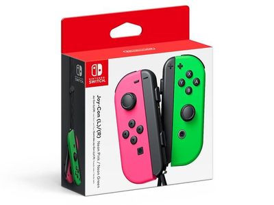 Nintendo Switch™ Joy-Con™ - gauche et droit - vert néon et rose