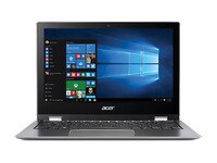 Acer Spin SP111-32N-P7CN 11.6” 2-in-1 Touchscreen Laptop with Intel® N4200, 128GB eMMC, 4GB RAM & Windows 10 - Silver - Bilingual - Open Box