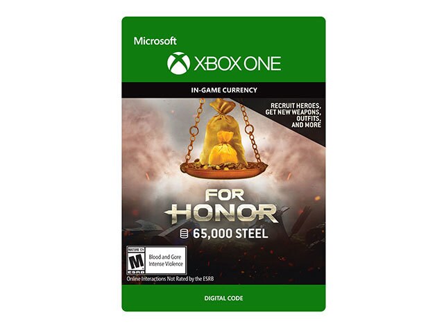 For Honor 65 000 Steel Credits Pack (Code Electronique) pour Xbox One