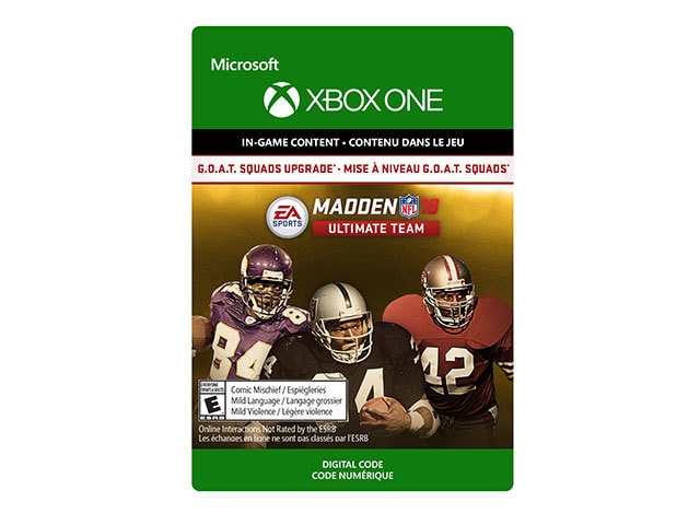 Madden NFL 18 - G.O.A.T. Squads Upgrade (Code Electronique) pour Xbox One