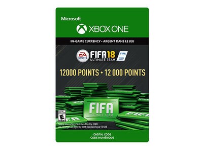 FIFA 18: 12 000 FIFA Ultimate Team Points (Code Electronique) pour Xbox One
