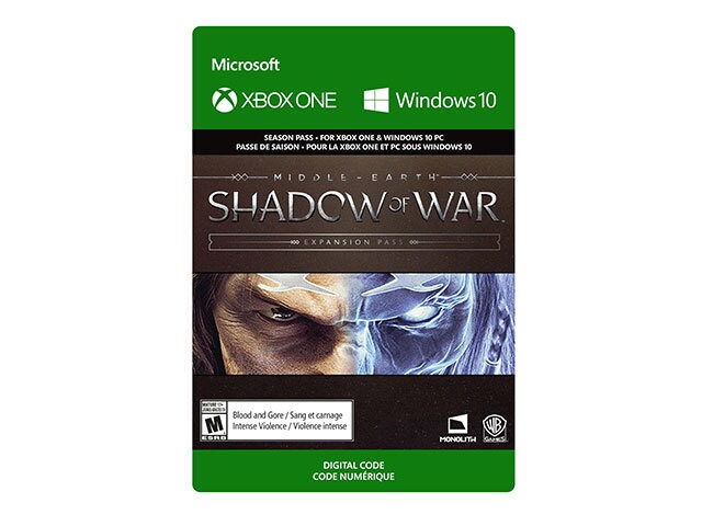 Middle-Earth: Shadow of War: Expansion Pass (Code Electronique) pour Xbox One