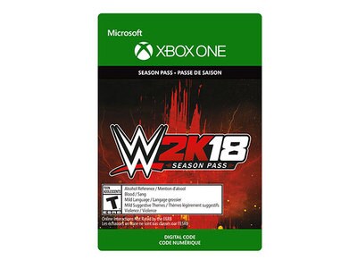 WWE 2K18: Season Pass (Code Electronique) pour Xbox One