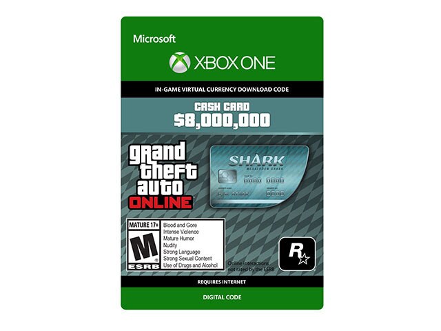 Grand Theft Auto V: Megalodon Shark Cash Card (Digital Download) for Xbox One