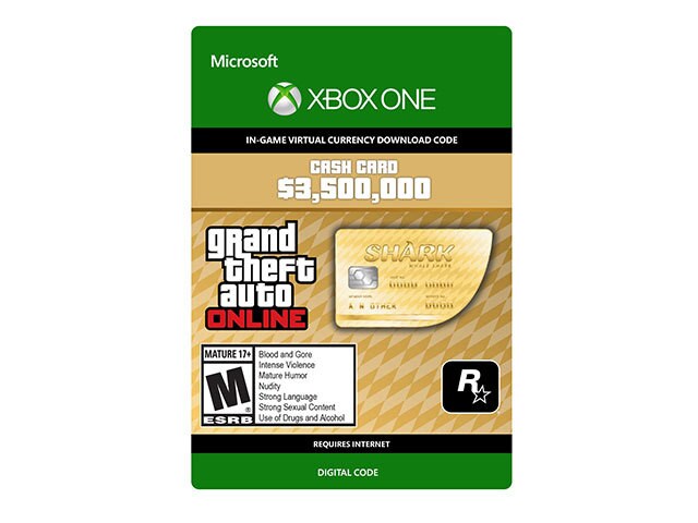 Grand Theft Auto V: Whale Shark Cash Card (Digital Download) for Xbox One
