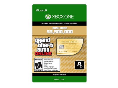 Grand Theft Auto V: Whale Shark Cash Card (Code Electronique) for Xbox One 