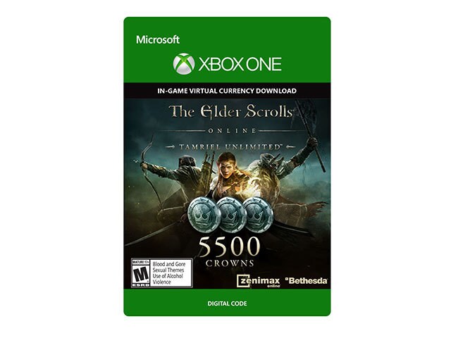 The Elder Scrolls Online 5 500 Crowns (Code Electronique) pour Xbox One