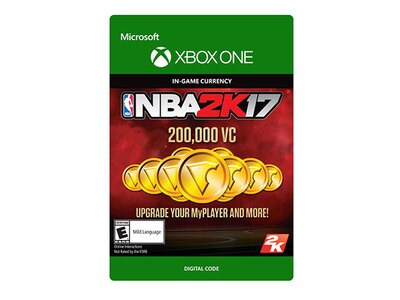 NBA 2K17: 200,000 Virtual Currency (Code Electronique) pour Xbox One