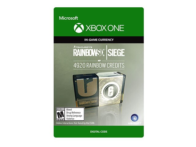 Tom Clancy’s Rainbow Six Siege - 4 920 Credits (Code Electronique) pour Xbox One