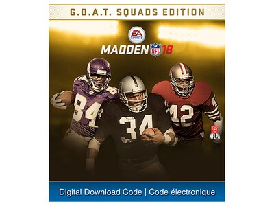 Madden NFL 18: Goat Squad Edition (Code Electronique) pour PS4™