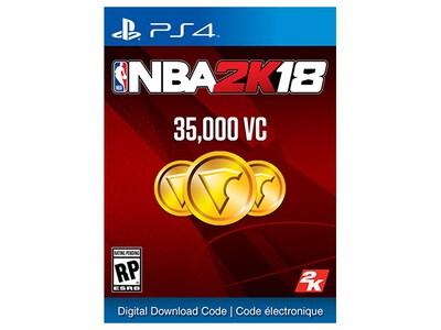 NBA 2K18 35,000 Monnaie virtuelle (Code Electronique) pour PS4™