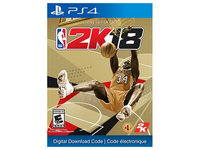 NBA 2K18: Legend Gold Edition (Code Electronique) pour PS4™