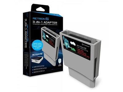 Adaptateur 3-en-1 Retron 5 de Hyperkin pour cartouches Game Gear, Master System et Master System Card