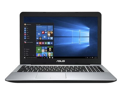 ASUS X555QA-SS10-CB 15.6” Laptop with AMD A10-9620P, 1TB HDD, 12GB RAM & Windows 10 - Black & Silver - Bilingual