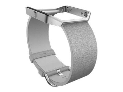 Bracelet accessoire en cuir Fitbit pour la montre Blaze™ - Petit - Gris  