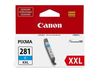 Cartouche d’encre CLI-281XXL de Canon –cyan 
