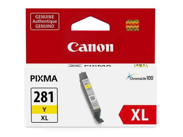 Cartouche d’encre CLI-281XL de Canon -  jaune (2036C001)