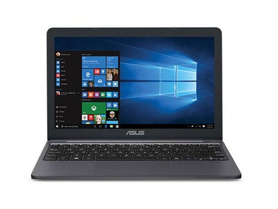 ASUS E203NA-DH02 11.6” Laptop with Intel Celeron N3350, 32GB eMMC, 4GB DDR3, & Windows 10 - Star Grey