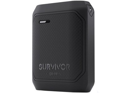 Chargeur portatif robuste à 10 050 mAh Survivor™ de Griffin – noir