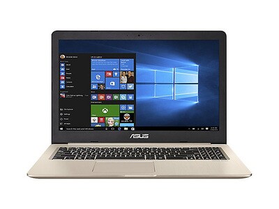 ASUS Vivobook Pro N580VD-DS76T 15.6” Laptop with Intel® Core i7-7700HQ, 1TB HDD, 256GB SSD, 16GB RAM, 4GB NVIDIA GeForce GTX1050, & Windows 10 - Gold Metal