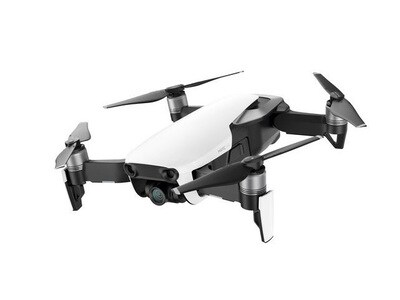 Mini drone quadricoptère Mavic Air de DJI avec ensemble de caméra 4K Fly More - blanc arctique