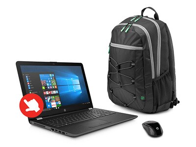HP 15-bw032WM 15.6” Laptop Bundle with AMD A12-9720, 1TB HDD, 8GB RAM, & Windows 10