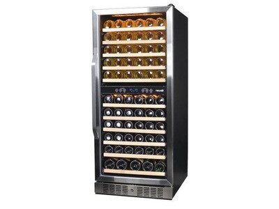 NewAir AWR 1160DB Premier Gold Series 116 Bottle Built-in Compressor Wine Cooler