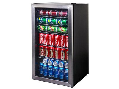 Refroidisseur à boissons en acier inoxydable de 126 cannettes AB-1200 de NewAir