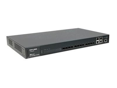 Commutateur administrable Niveau 2 12 ports SFP Gigabit avec 4 Ports combinés 1000BASE-T TL-SG5412F TP-LINK