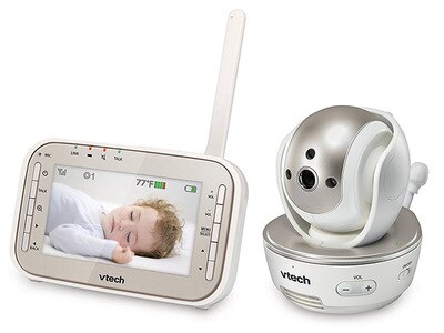 VTech VM343 Safe & Sound Wireless Day/Night Pan & Tilt Baby Monitor 