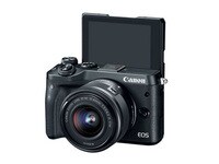 Canon EOS M6 24.2MP Mirrorless Camera with EF-M 15-45mm f/3.5-6.3 IS STM - Black - Refurbished